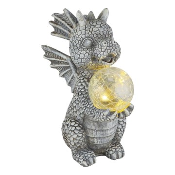 Globo - LED Päikesepaneel kaunistus LED/0,02W/3V IP44 draakon