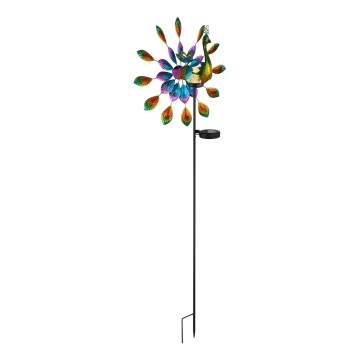 Globo - LED Päikesepaneel kaunistus LED/0,06W/3V IP44 paabulind