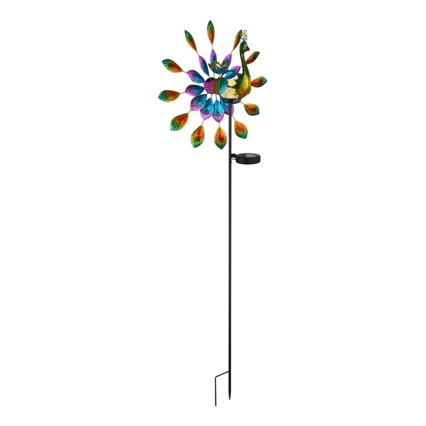 Globo - LED Päikesepaneel kaunistus LED/0,06W/3V IP44 paabulind