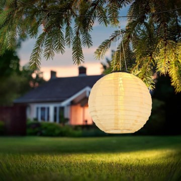Globo - LED Päikesepaneeliga rippvalgusti LED/0,5W/3V IP44 beež