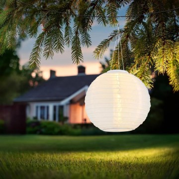 Globo - LED Päikesepaneeliga rippvalgusti LED/0,5W/3V IP44 valge