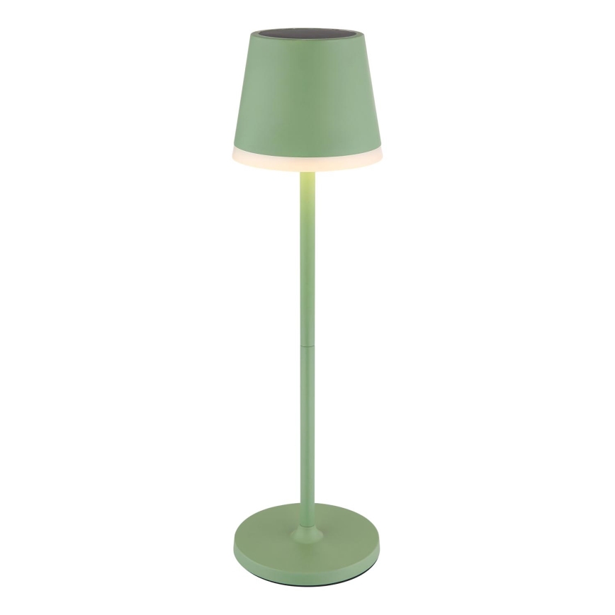 Globo - LED Päikesepaneeliga valgusti LED/0,06W/3V 3000K IP44 roheline