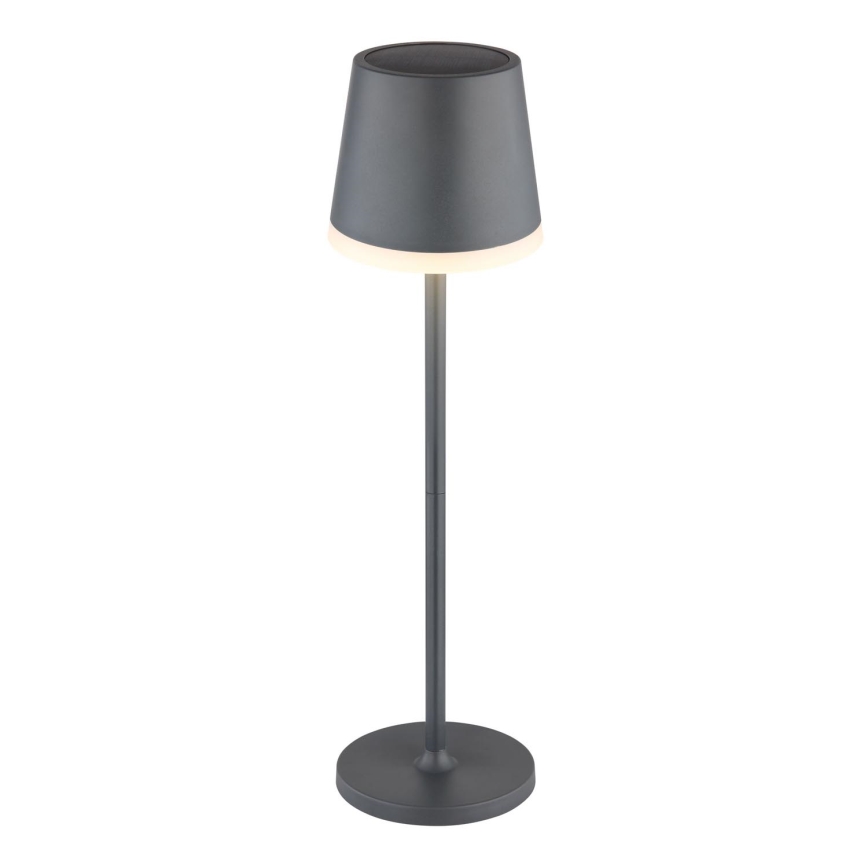 Globo - LED Päikesepaneeliga valgusti LED/0,6W/3V 3000K IP44 1200 mAh antratsiit
