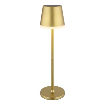 Globo - LED Päikesepaneeliga valgusti LED/0,6W/3V 3000K IP44 kuldne