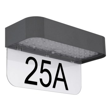 Globo - LED päikesetoitel majanumber LED/6W/3,7V IP54 1800 mAh