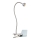 Globo - LED Paindlik väike lamp klambriga LED/3W/230V matt kroom