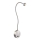 Globo - LED Paindlik väike lamp LED/3W/230V läikiv kroom