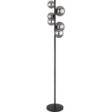 Globo - LED Põrandalamp 6xG9/3,5W/230V suitsune/must