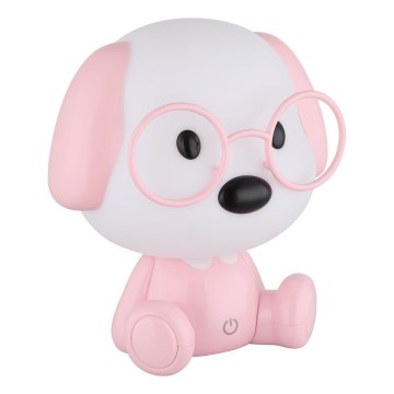 Globo - LED reguleeritav laetav laste öölamp LED/1W/5V 500 mAh roosa