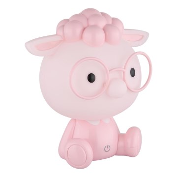 Globo - LED reguleeritav laetav laste öölamp LED/1W/5V 500 mAh roosa