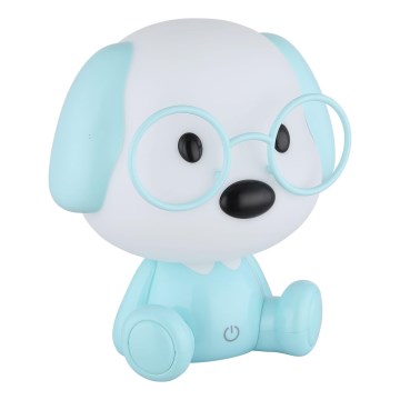Globo - LED reguleeritav laetav laste öölamp LED/1W/5V 500 mAh sinine