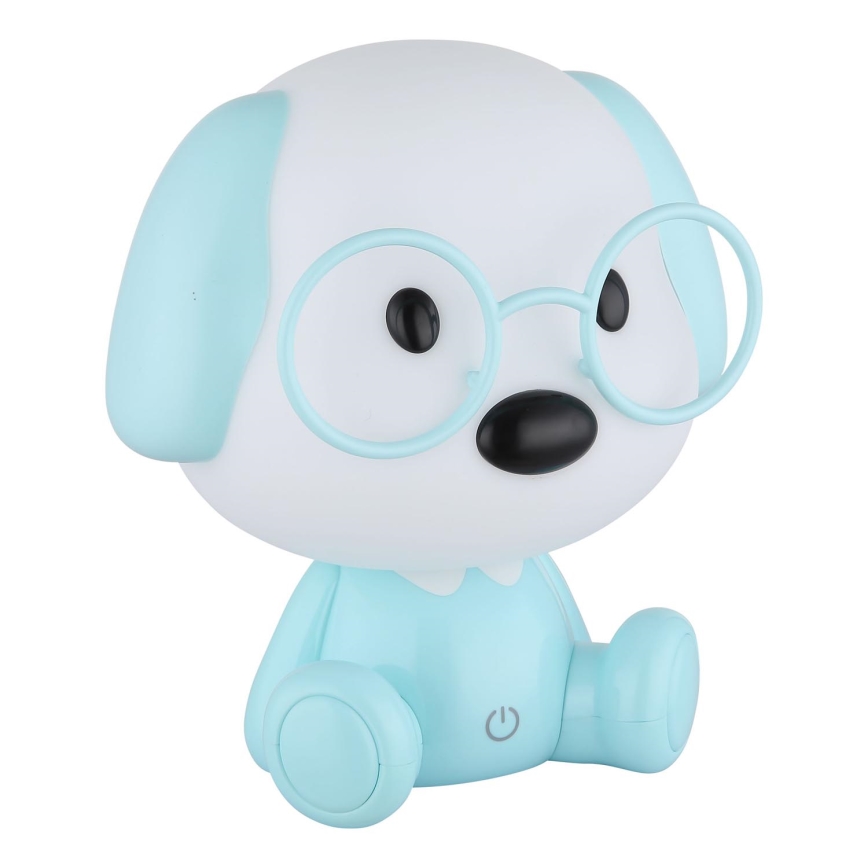 Globo - LED reguleeritav laetav laste öölamp LED/1W/5V 500 mAh sinine
