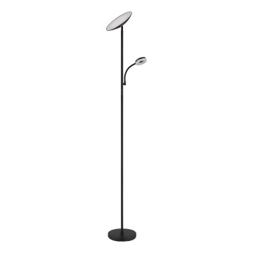 Globo - LED reguleeritav põrandalamp LED/20W/230V+ LED/5W 3000/4000/6500K must