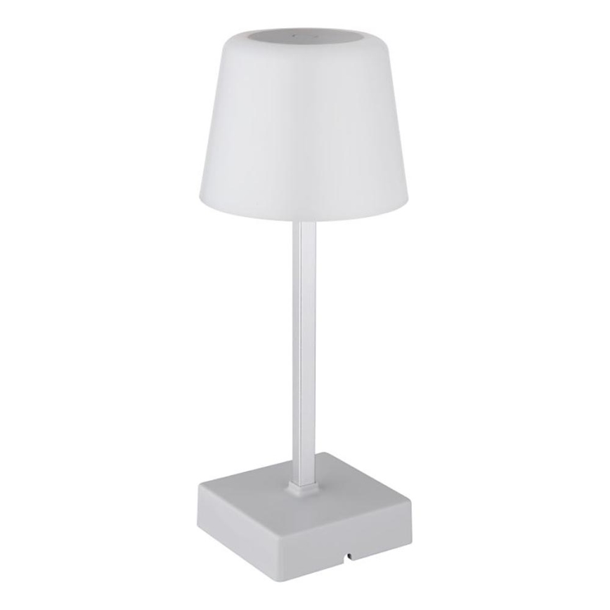 Globo - LED reguleeritav puutetundlik laualamp LED/2W/5V 3000/4500/6500K 800 mAh hõbedane