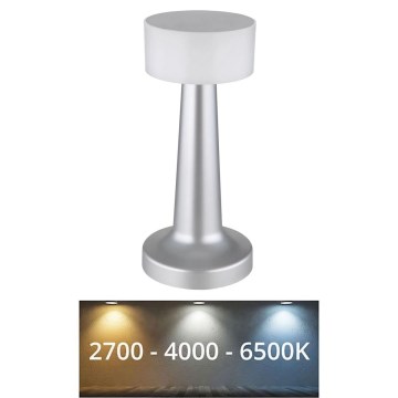 Globo - LED reguleeritav puutetundlik lauavalgusti LED/1W/3,7V 2700K/4000K/6500K 800 mAh USB mattkroom
