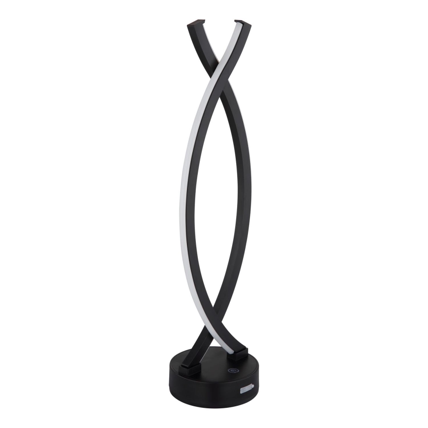 Globo - LED reguleeritav puutetundlik lauavalgusti LED/1W/3,7V 3000K 1800 mAh USB must