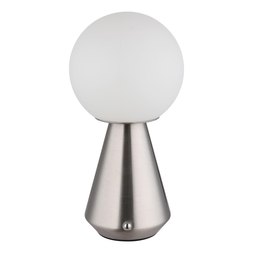 Globo - LED reguleeritav puutetundlik välistingimustes lauavalgusti LED/1,5W/5V 3000/4500/6500K 1800 mAh IP41 mattkroom