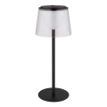 Globo - LED reguleeritav puutetundlik välistingimustes lauavalgusti LED/1,8W/5V IP44 1800 mAh must/selge