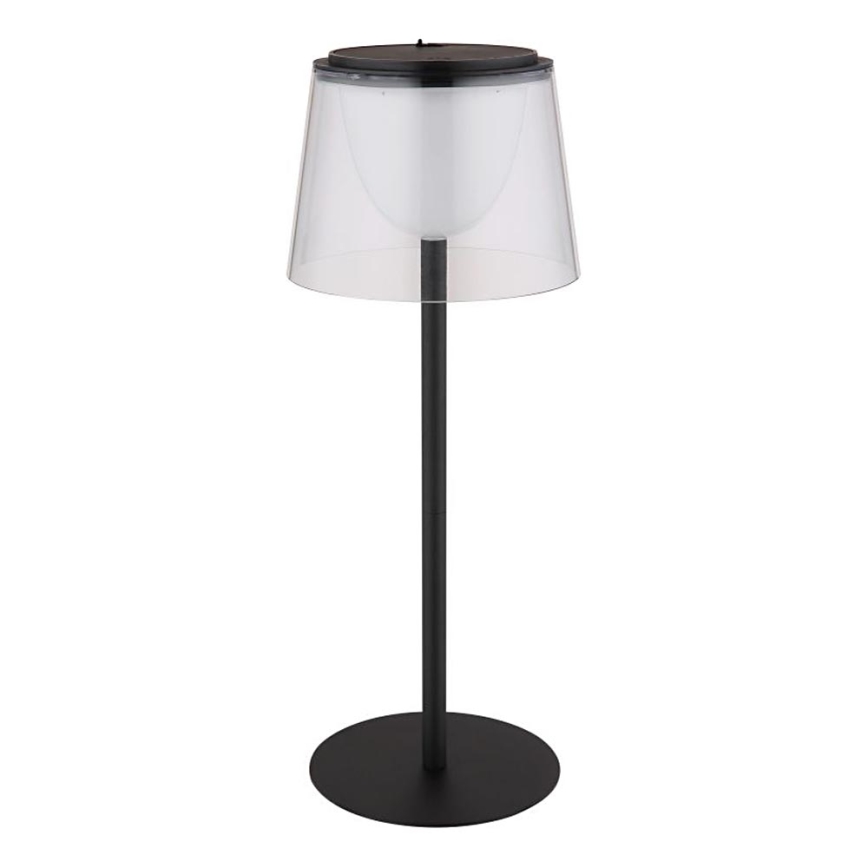 Globo - LED reguleeritav puutetundlik välistingimustes lauavalgusti LED/1,8W/5V IP44 1800 mAh must/selge