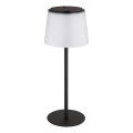 Globo - LED reguleeritav puutetundlik välistingimustes lauavalgusti LED/1,8W/5V IP44 1800 mAh must/valge