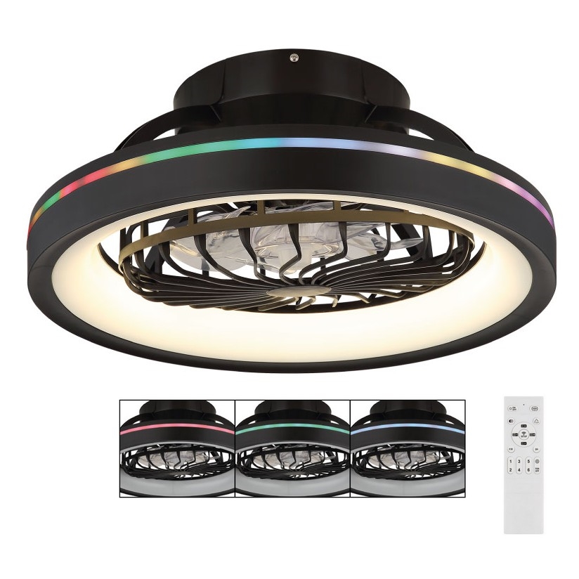 Globo - LED RGB Hämardatav lae ventilaator LED/40W/230V 2700-6500K + kaugjuhtimispult