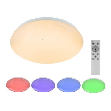 Globo - LED RGB hämardatav laelamp LED/12W/230V + LED/3W + kaugjuhtimispult