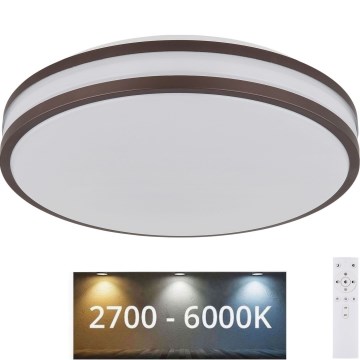 Globo - LED RGB Hämardatav laevalgusti LED/18W/230V 2700-6000K + kaugjuhtimispult