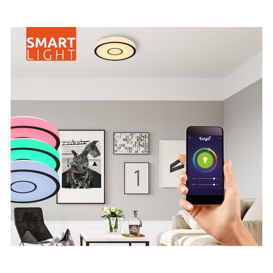 Globo - LED RGB Hämardatav valgusti vannituppa LED/30W/230V IP44 Wi-Fi Tuya + kaugjuhtimispult