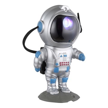Globo - LED RGB Laualamp LED/4,5W/5V astronaut hõbedane