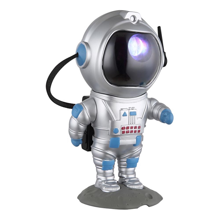 Globo - LED RGB Laualamp LED/4,5W/5V astronaut hõbedane