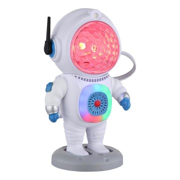 Globo - LED RGB Laualamp LED/6W/5V astronaut valge