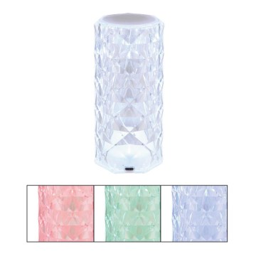 Globo - LED RGB Puutetundlik laetav laualamp LED/0,6W/3,7V 500mAh