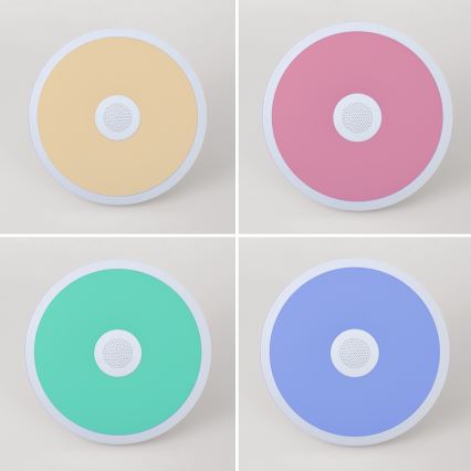 Globo - LED RGBW Hämardatav valgusti vannituppa kõlariga LED/18W/230V 3000-6500K IP44 + kaugjuhtimispult