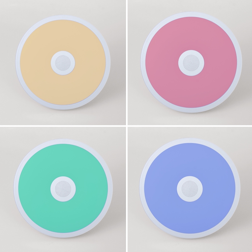 Globo - LED RGBW Hämardatav valgusti vannituppa kõlariga LED/18W/230V 3000-6500K IP44 + kaugjuhtimispult