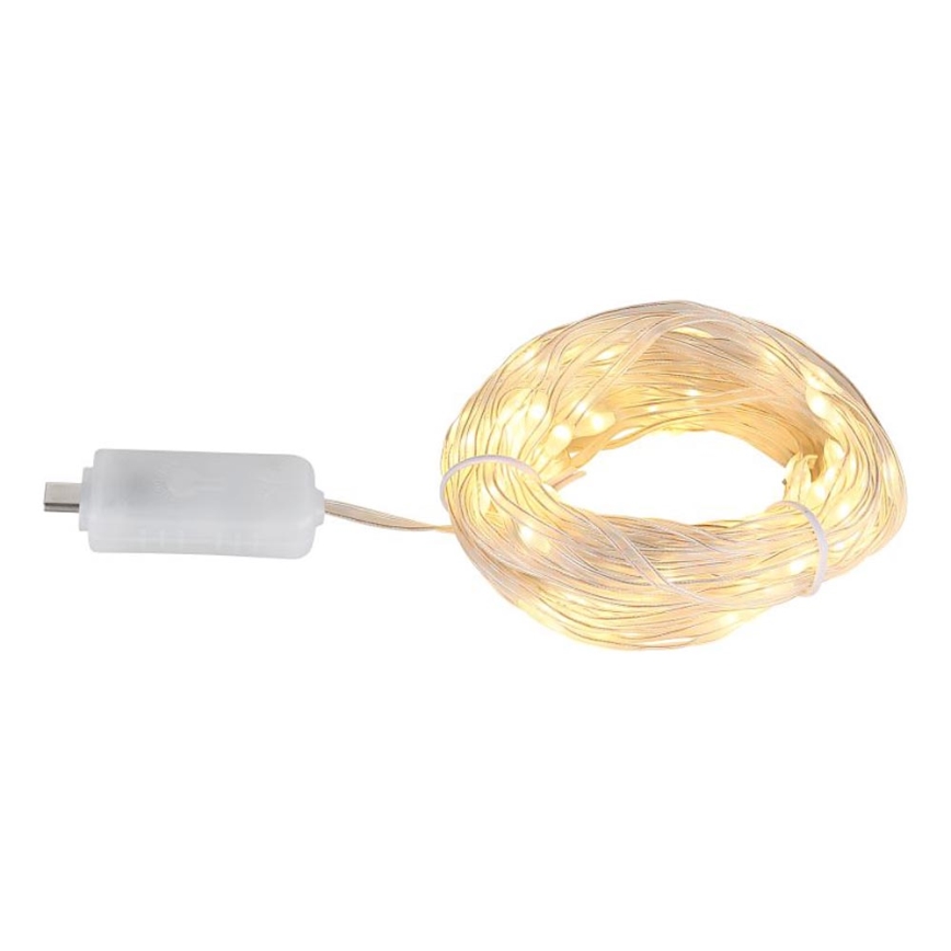 Globo - LED riba 100xLED/0,06W/5V 10 m 8 funktsiooni