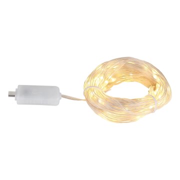 Globo - LED riba 50xLED/0,06W/5V 5 m 8 funktsiooni