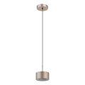 Globo - LED-ripats kaablil LED/12W/230V 3000K läbimõõt 15 cm messing