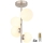 Globo - LED Ripplühter 4xG9/3W/230V matt kroom