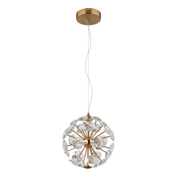 Globo - LED-ripplühter kaabliga LED/12W/230V 3000K kuldne