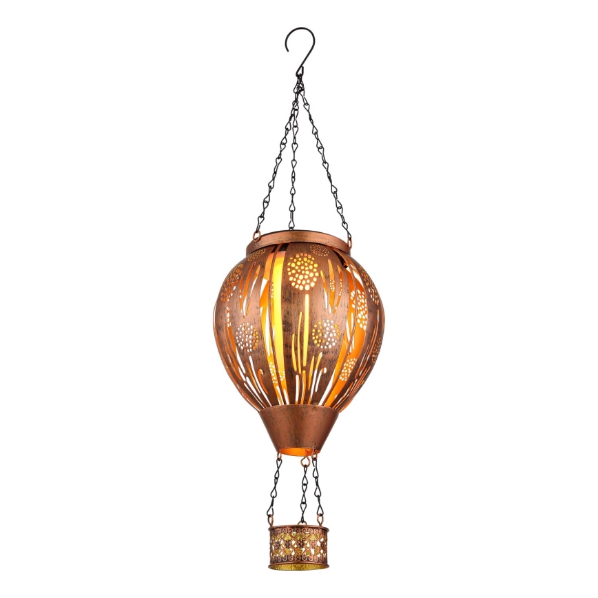 Globo - LED Rippuv päikesepaneeliga kaunistus 12xLED/0,02W/3V IP44 Lendav õhupall