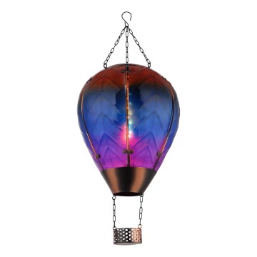 Globo - LED Rippuv päikesepaneeliga kaunistus 24xLED/0,2W/3V IP44 Lendav õhupall