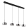 Globo - LED-rippvalgusti kaabliga LED/24W/230V must/suitsune