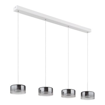 Globo - LED-rippvalgusti kaabliga LED/24W/230V valge/suitsune