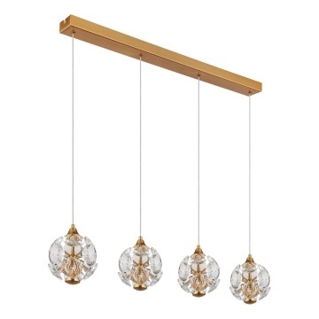 Globo - LED-rippvalgusti kaablil LED/32W/230V 3000K kuldne