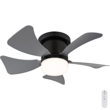 Globo - LED Säädeldav lae ventilaator LED/10W/230V 3000-6500K hall + kaugjuhtimispult