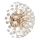 Globo - LED-seinalamp 6xG9/3,5W/230V kuldne