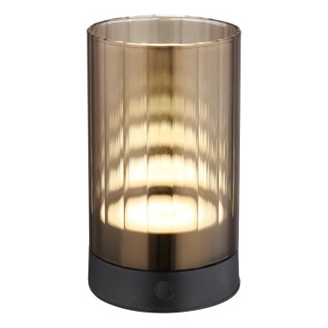 Globo - LED Väli Hämardatav laetav puutetundlik laualamp LED/2W/3,7V 2700/4000/6500K 1200mAh IP44 pruun