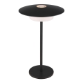 Globo - LED Väli laetav puutetundlik laualamp LED/3W/3,7V 1800/2700/3000K IP44 1800 mAh must