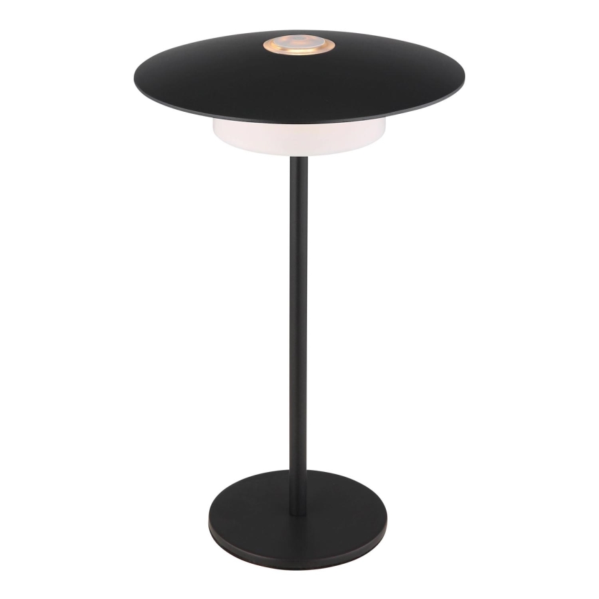 Globo - LED Väli laetav puutetundlik laualamp LED/3W/3,7V 1800/2700/3000K IP44 1800 mAh must