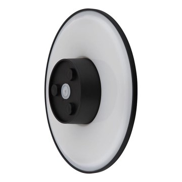 Globo - LED Väli seinavalgusti LED/15W/230V 3000/4000/6000K d. 25,2 cm IP44 must